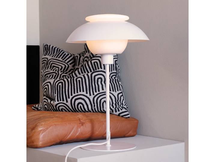 Opus Lampe de Table White - Dyberg Larsen - Salon / séjour - Design - Métal - À ampoule unique