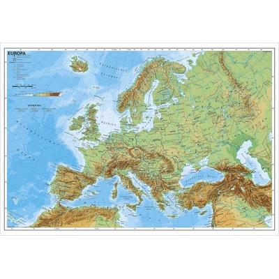 Europa physisch, Karte von Heinrich Stiefel, Stiefel Eurocart, 978-3-929627-44-2