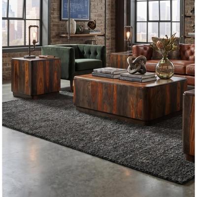 Taran Designs Jordan 2-Piece Solid Wood Living Room Coffee and End Table Set