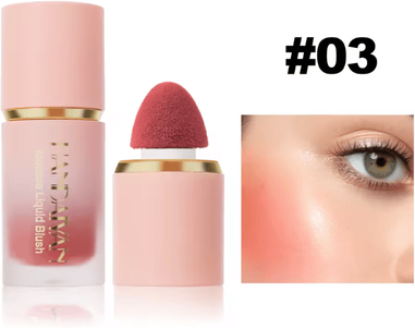 Uplift Curations 6 Color Matte Liquid Blush With Sponge Brush Long Lasting Waterproof Cheek Tint 3