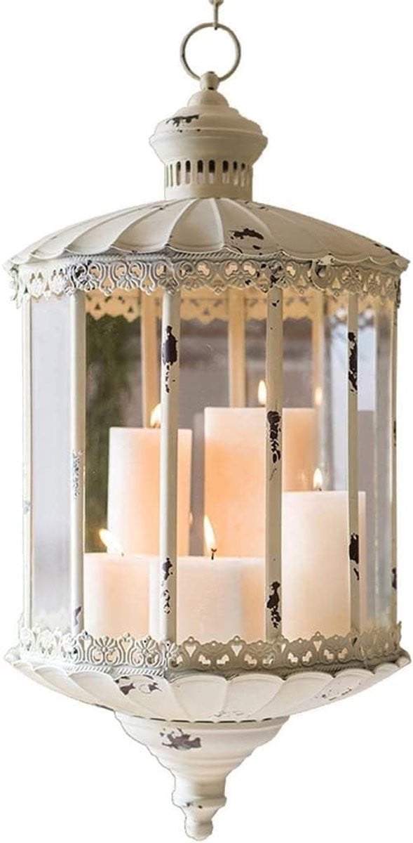 Metalen Kandelaar Vintage Stijl - Hangend Ornament voor Feestelijke Decoratie