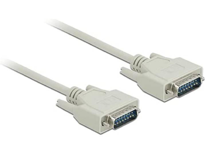 Delock seriële kabel sub-d15 male naar stekker 10m