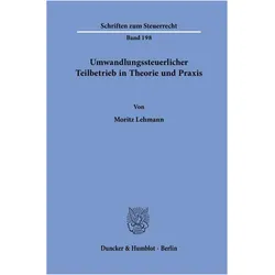 Lehmann:Transformation tax partial amount, Ratgeber von Moritz Lehmann