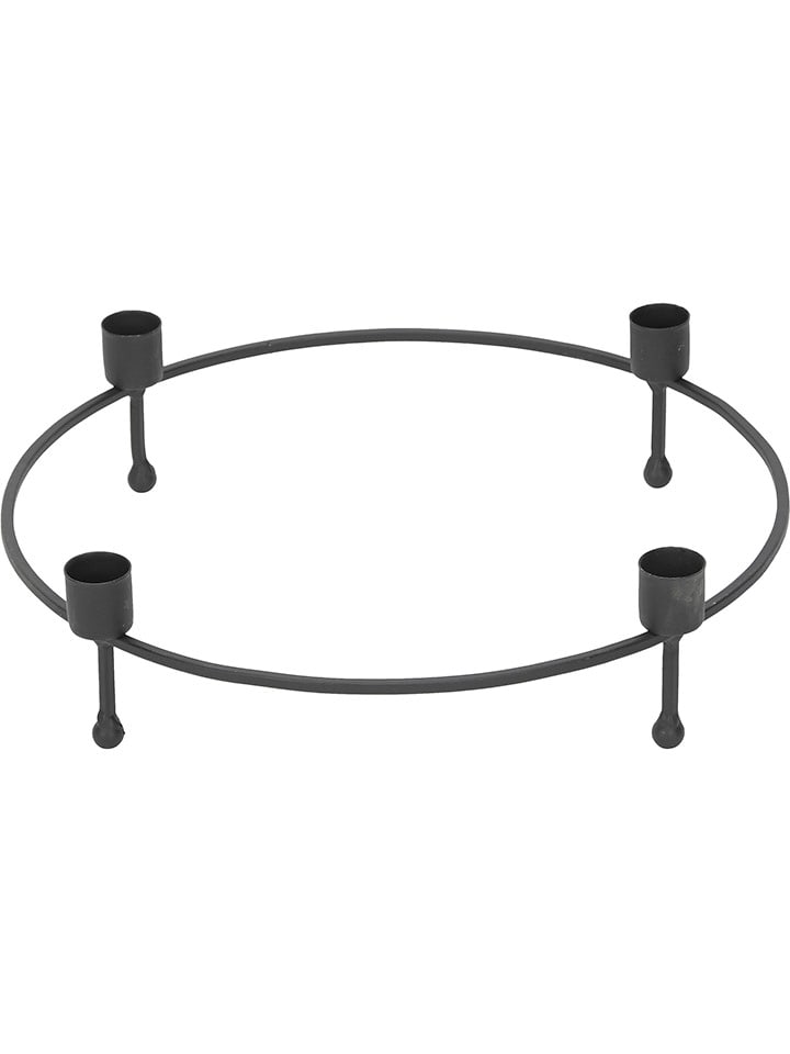 POSIWIO Kerzenhalter in Schwarz - (H)8 x Ø 30 cm - onesize