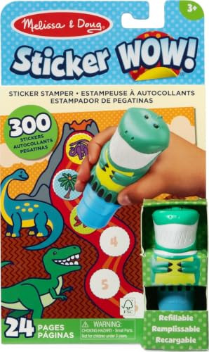 Melissa & Doug Sticker WOW! Activiteitenboek met stickerstempel Dino