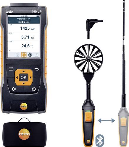 Testo 440 Set1 delta P Anemometer