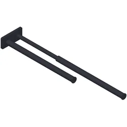 Giese Handtuchhalter doppelt schwarz matt, 90116-14 90116-14