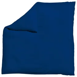 Bettdeckenbezug Woven Satin Dunkelblau ca. 200x200cm