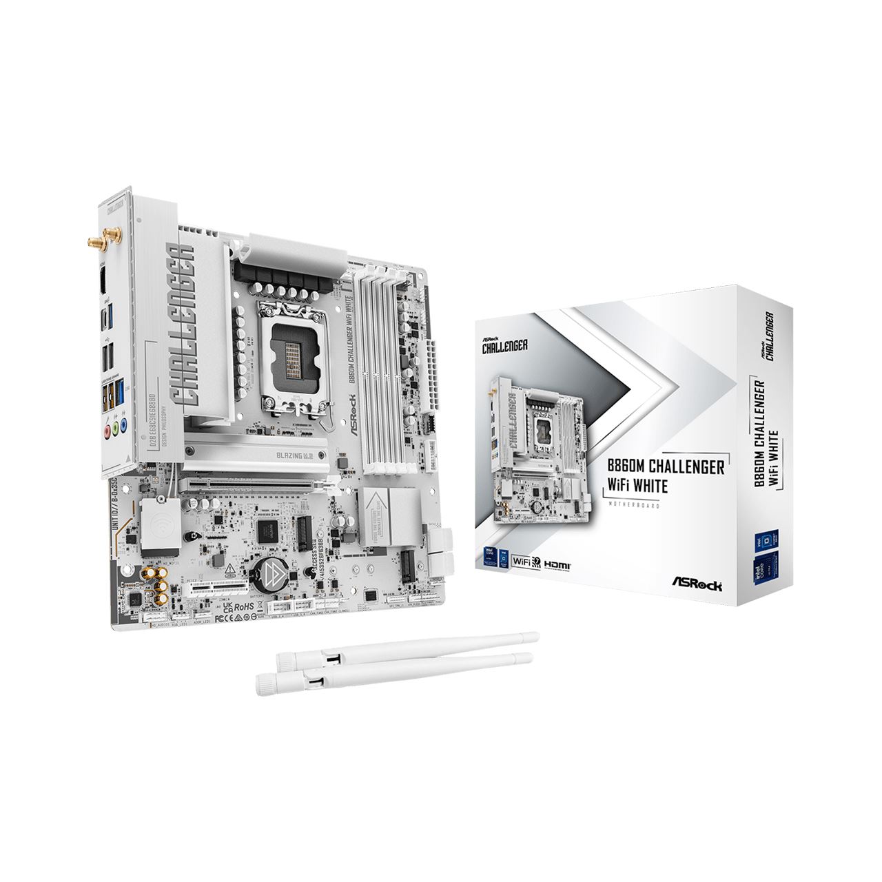 ASRock B860M Challenger WiFi White (1851)