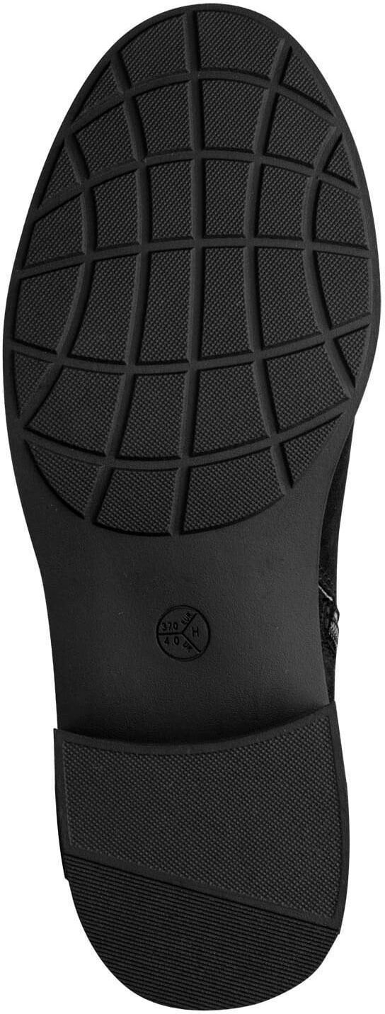 Stiefel JANA, Damen, Gr. 38, Textil, schwarz, Schuhe Stiefel schwarz 38, Textil