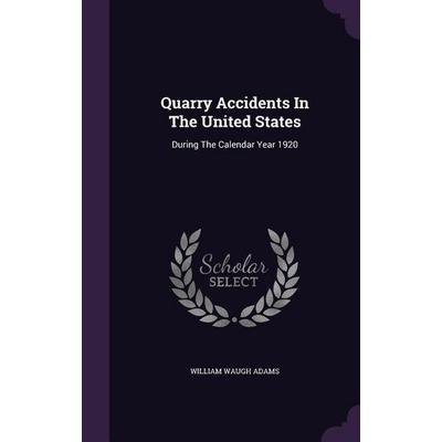 Quarry Accidents In The United States, Gebundene Ausgabe von William Waugh Adams, Creative Media Partners, LLC, 978-1-359-94623-2