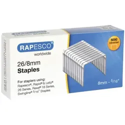 RAPESCO 5000er-Pack verzinkte Heftklammern »26/8«