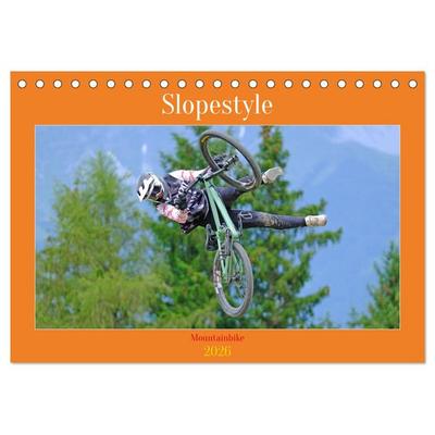 Slopestyle Mountainbike (Tischkalender 2026 DIN A5 quer), CALVENDO Monatskalender