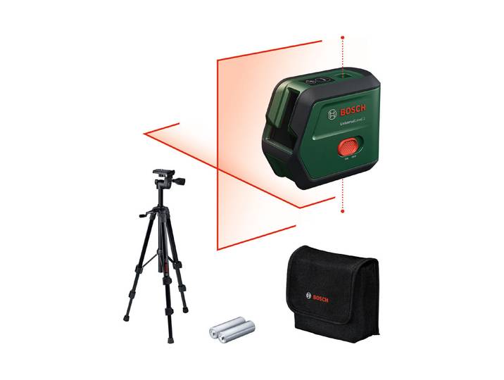 Bosch Kreuzlinienlaser UniversalLevel2 Set