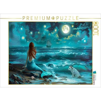 CALVENDO Puzzle Ein Motiv aus dem Kalender 'Bücher; Liebe und ein kleiner Hund' | 1000 Teile Lege-Größe 64x48cm Foto-Puzzle für glückliche Stunden,
