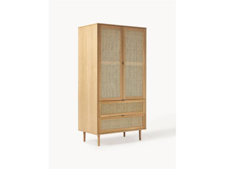 Petite armoire en cannage Aries, 2 portes