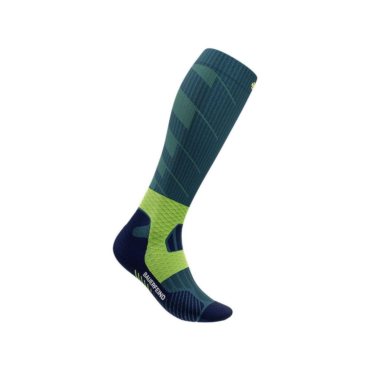 Bauerfeind Trail Run Cp.Socks,WM,M midnight teal (MID-TEA) 43-46 70000710