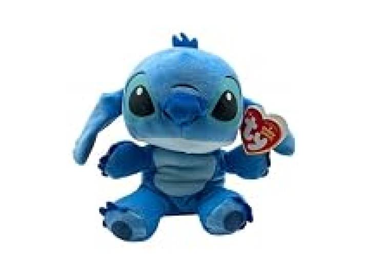 Peluche Stitch bleu disney Ty - ref. TY44010 - 8421440108 - Rouge - Materiaux mixtes