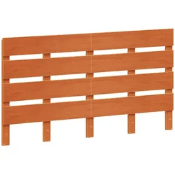 vidaXL Kopfteil Wachsbraun 150 cm Massivholz Kiefer