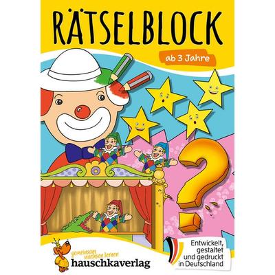 Rätselblock ab 3 Jahre - Band 1, Taschenbuch von Agnes Spiecker, Hauschka Verlag, 978-3-88100-644-6