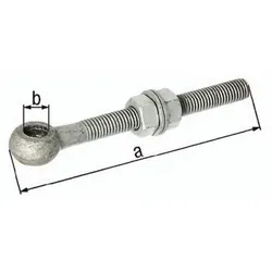Gah Augenschraube M20 L.150mm 18mm verz.