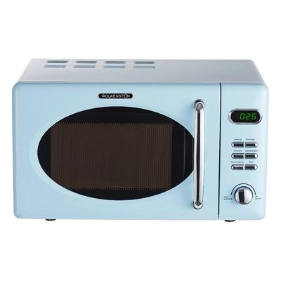Wolkenstein Mikrowelle WMW720 LB - blau, Retro-Design, 700Watt, 20l, nostalgie