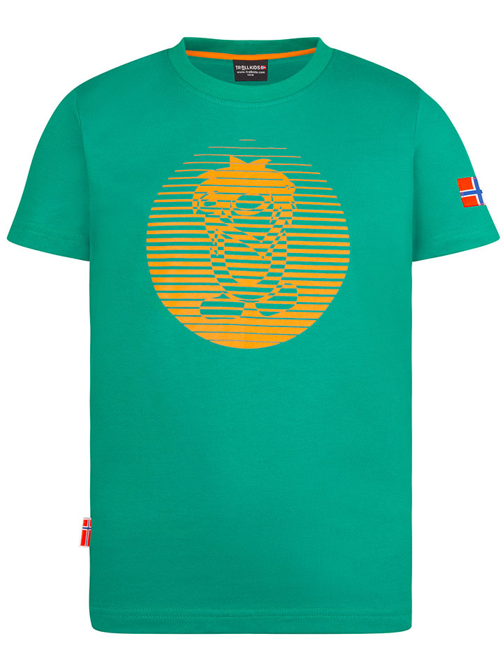Trollkids Funktionsshirt "Troll T" in Grün - 104