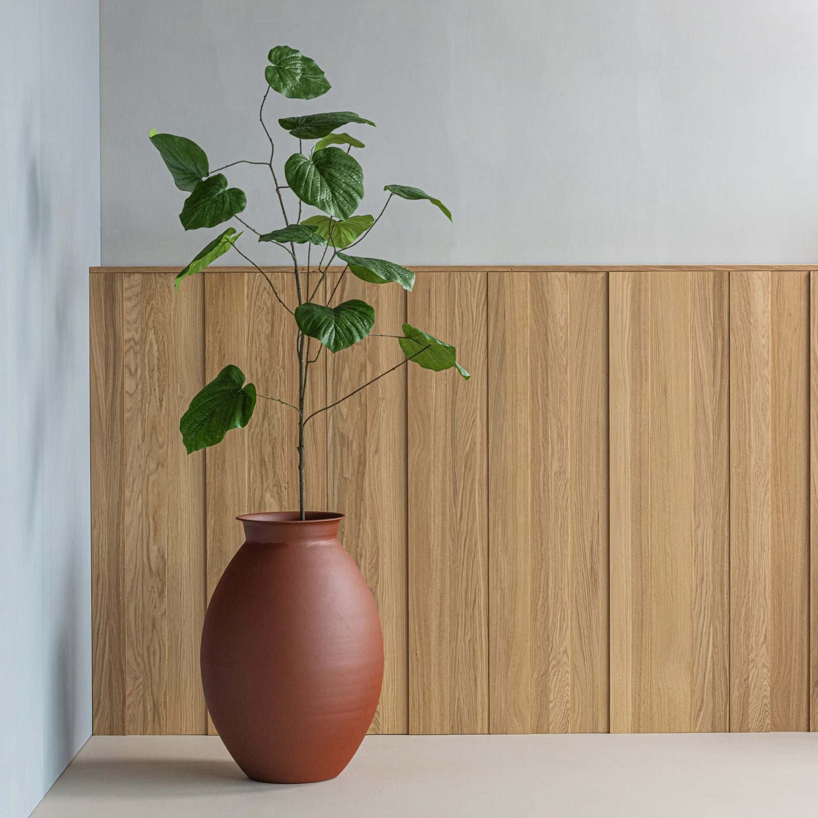 WOOOD Vaas Caro Bruin 70 cm