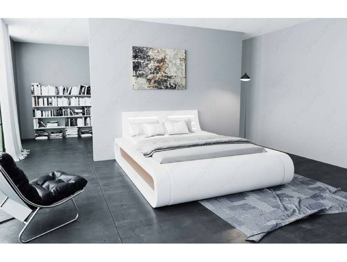 Wasserbett Sorano mit LED und gerundeten Seitenteilen