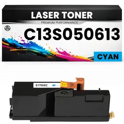 Toner kit C13S050613 Cyan für Epson hochwertig Premium Alternative für Epson AcuLaser C1750, CX17 series, C1700