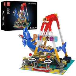 Mould King Shark Ship Ride (Elektrisch) - Klemmbausteine