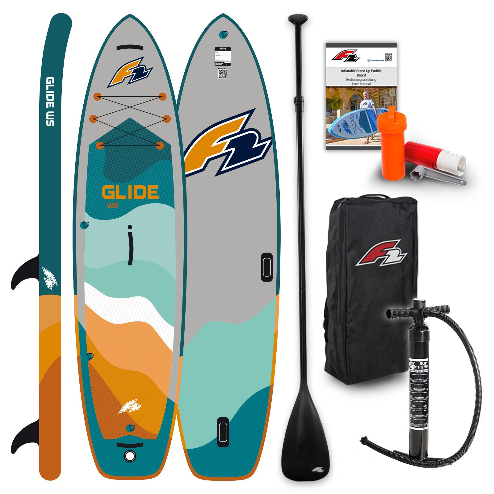 F2 SUP Stand Up Paddle Board Glide WS 11'7'' Petrol