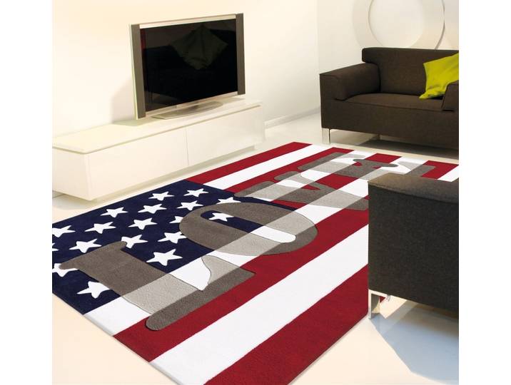 Teppich ARTE ESPINA Joy 4129 , bunt (multi), B:140cm H:22mm L:200cm, Obermaterial: 100% Modacryl, Teppiche, Teppich, Sehr strapazierfähig, Fussbodenheizungsgeeignet