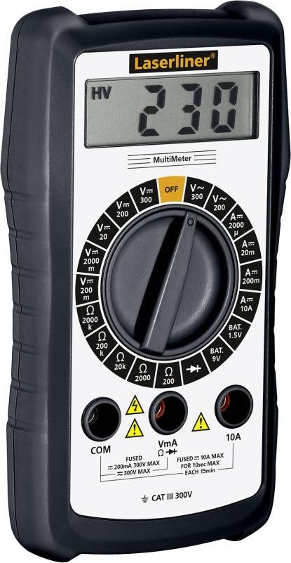 Laserliner 083.031A digitale multimeter CAT III 300V