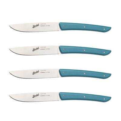 BERKEL Steakmesser erdöl blau, 4er-Set, hochwertige Schneidemesser von Berkel