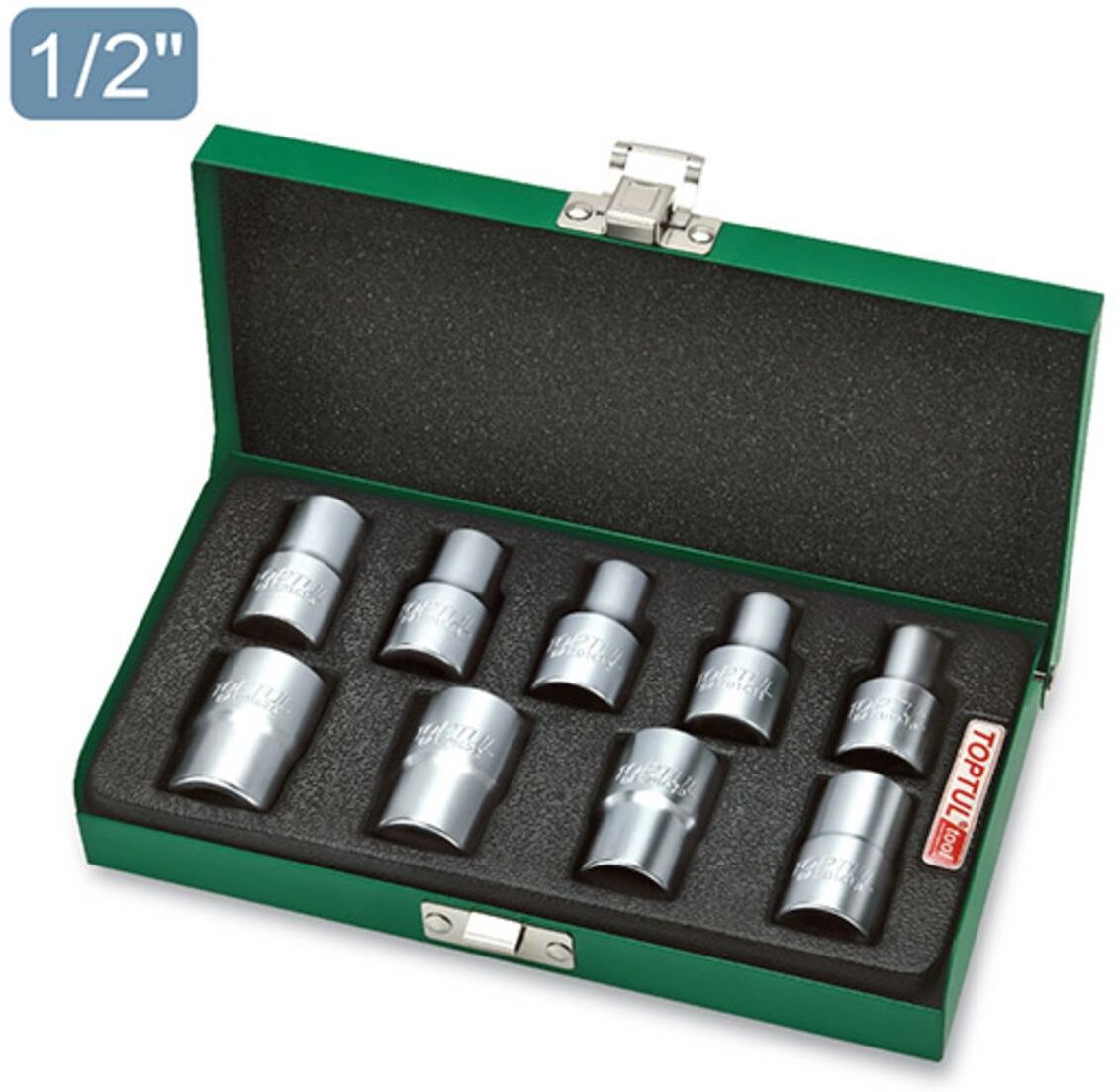 Steckschlüsselsatz 1/2" TOPTUL GAAD0907