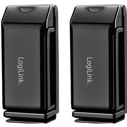LogiLink Faltbare Multifunktions-Smartphone-Halterung, 4,76,9", 360° drehbar, schwarz, Smartphone Halterung, Schwarz