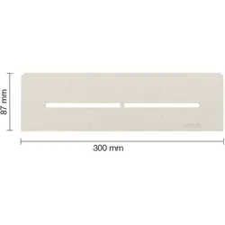 Schlüter Systems SHELF-N-S1 Wand-Ablagesystem Pure Aluminium TSI - strukturbeschichtet elfenbein Höhe: 300 mm Breite: 87 mm