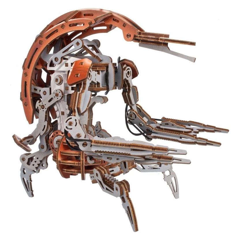Ugears 3D dřevěná mechanická skládačka Star Wars Droideka (UG70164)
