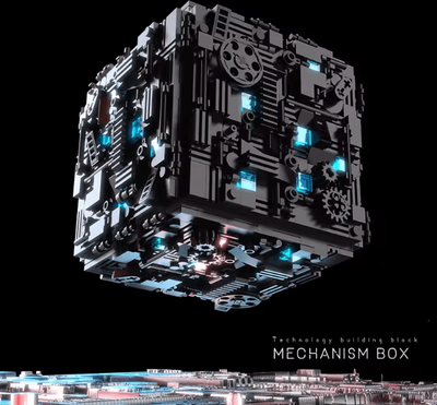 Uplift Curations Mechanism Decryption Building Block Puzzle Toy High Difficulty Assembly Challenge standard 1063pcs