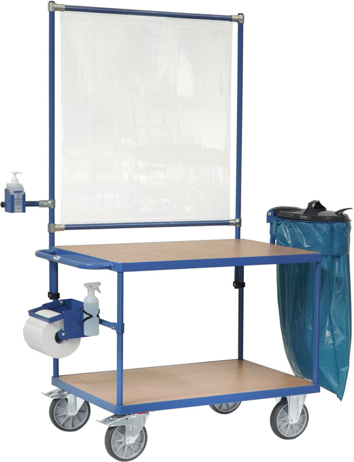 fetra Papierrollenhalter inkl. Anbausatz für Tischwagen 500 mm breit (1396-4820)