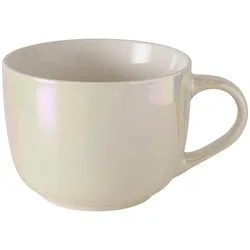 6x Boltze Home, Tasse, Jumbobecher Iridesa560ml creme (560 ml, 6x)