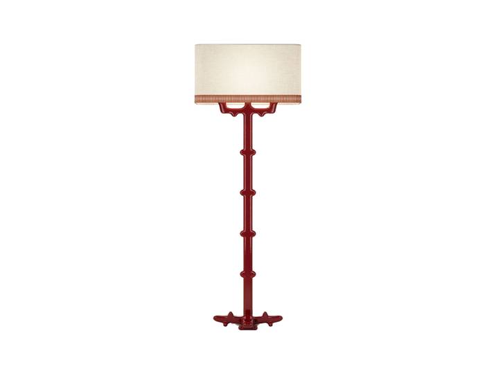 POPUS EDITIONS - Lampadaire ALBA - Rouge - Céramique