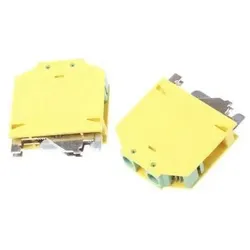 Phoenix Contact DIN-Klemmen 6mm Erdklemme, Elektronikkabel + Stecker, Gelb, Grün
