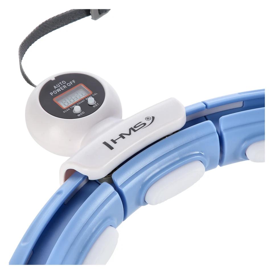 HMS Hula Hop HHM15 mit Magnet und Gewicht blau + Zähler (44 cm, 2800 g) (17-44-582)