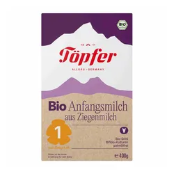 Töpfer Bio Anfangsnahrung auf Ziegenmilc 400 g