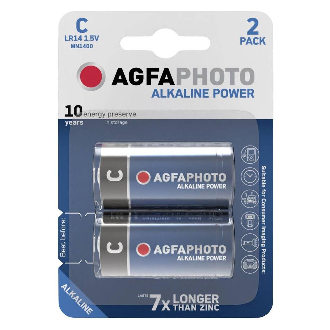 Agfaphoto Alkaline Extreme Power (2 Stk., C) (LR14)