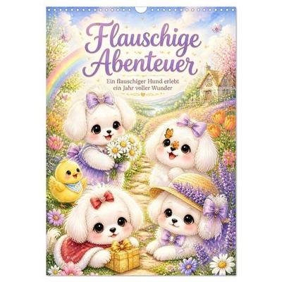 Flauschige Abenteuer (Wandkalender 2027 DIN A3 hoch), CALVENDO Monatskalender