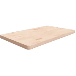 vidaXL Waschtischplatte 100x60x4 cm Massivholz Unbehandelt
