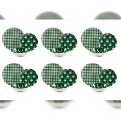 Excelsa Tafelservice 18-teilig Green Winter Porzellan Grün